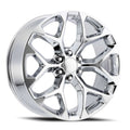 OE Performance PR176 22x9 6x139.7 24 ET 78.1 CB Chrome
