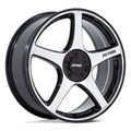 Petrol P2E 17x8 Blank 5 Lug 35 ET 72.56 CB Gloss Black w/Machined Face