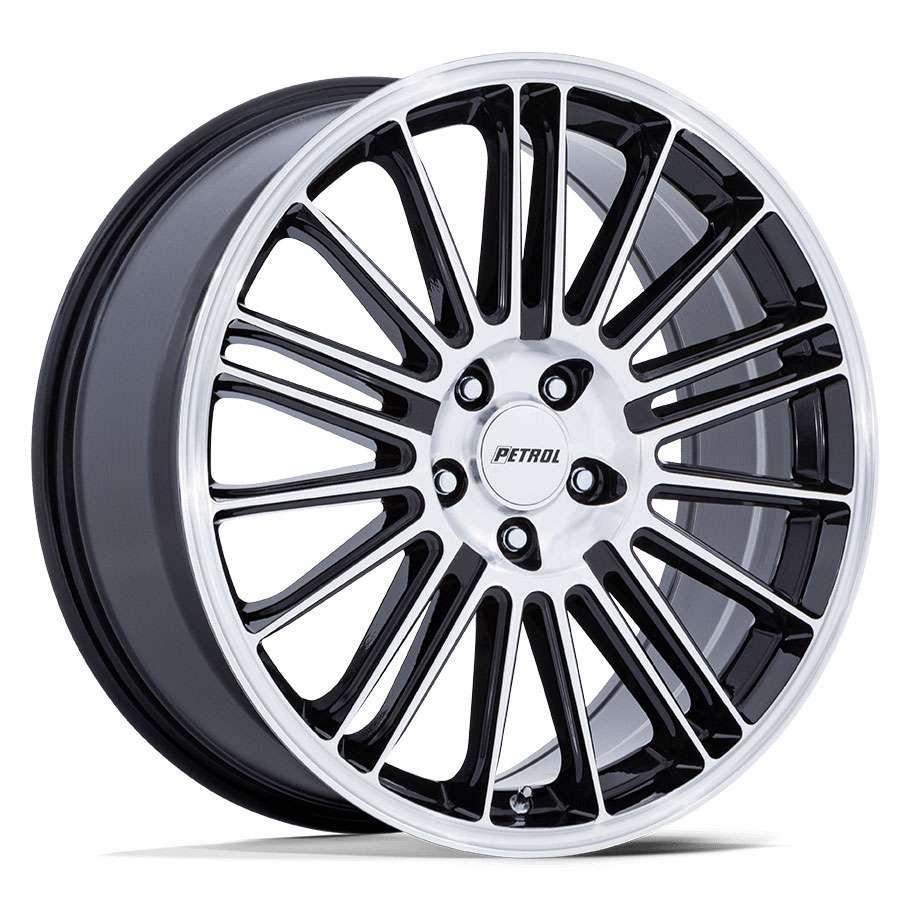 Petrol P1D 17x8 5x112 40 ET 72.1 CB Gloss Black w/Machined Face