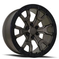 Factory Reproductions FR 99 Ford Bronco Raptor 17x9 6x139.7 18 ET 93.1 CB Black Gray