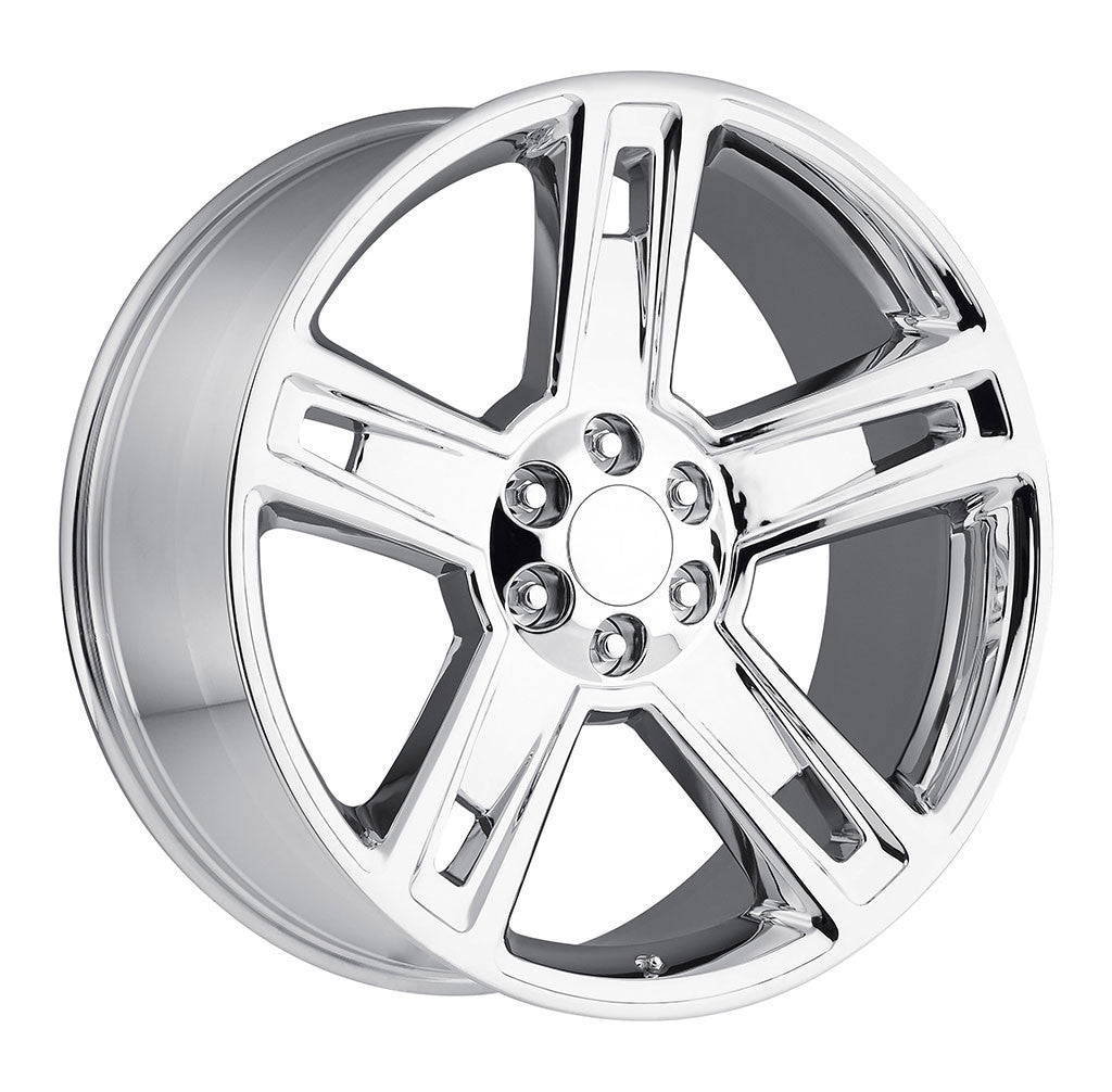 Factory Reproductions FR 34 Chevy Silverado 22x9 6x139.7 24 ET 78.1 CB Silverado Chrome