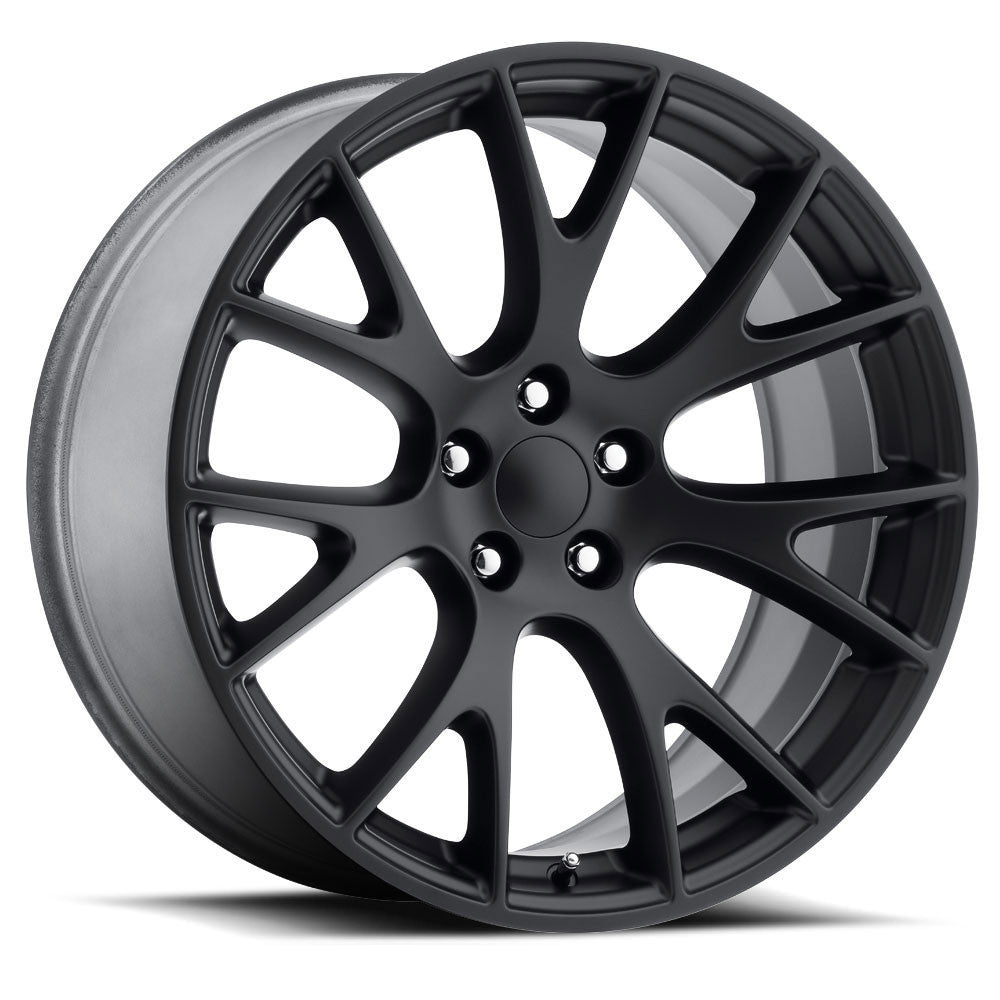 Factory Reproductions FR 70 Hellcat 20x10.5 5x115 25 ET 71.5 CB Satin Black