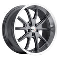 Vision 143 Torque 18x8.5 5x115 10 ET 83 CB Gunmetal Machined Lip