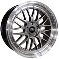 MST LeMan 19x8.5 5x114.3 35 ET 73.1 CB Hyper Black w/Machined Lip