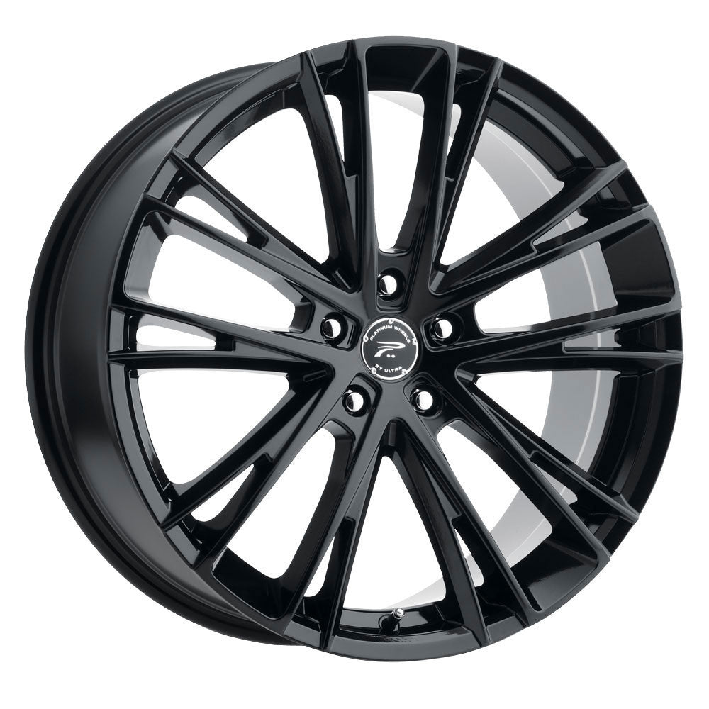 Platinum 458BK Prophecy 17x8 5x114.3 40 ET 72.56 CB Gloss Black with Clear-Coat