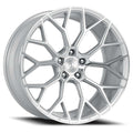 Dolce Pista 19x8.5 5x114.3 35 ET 73.1 CB Gloss Silver/Machined Face