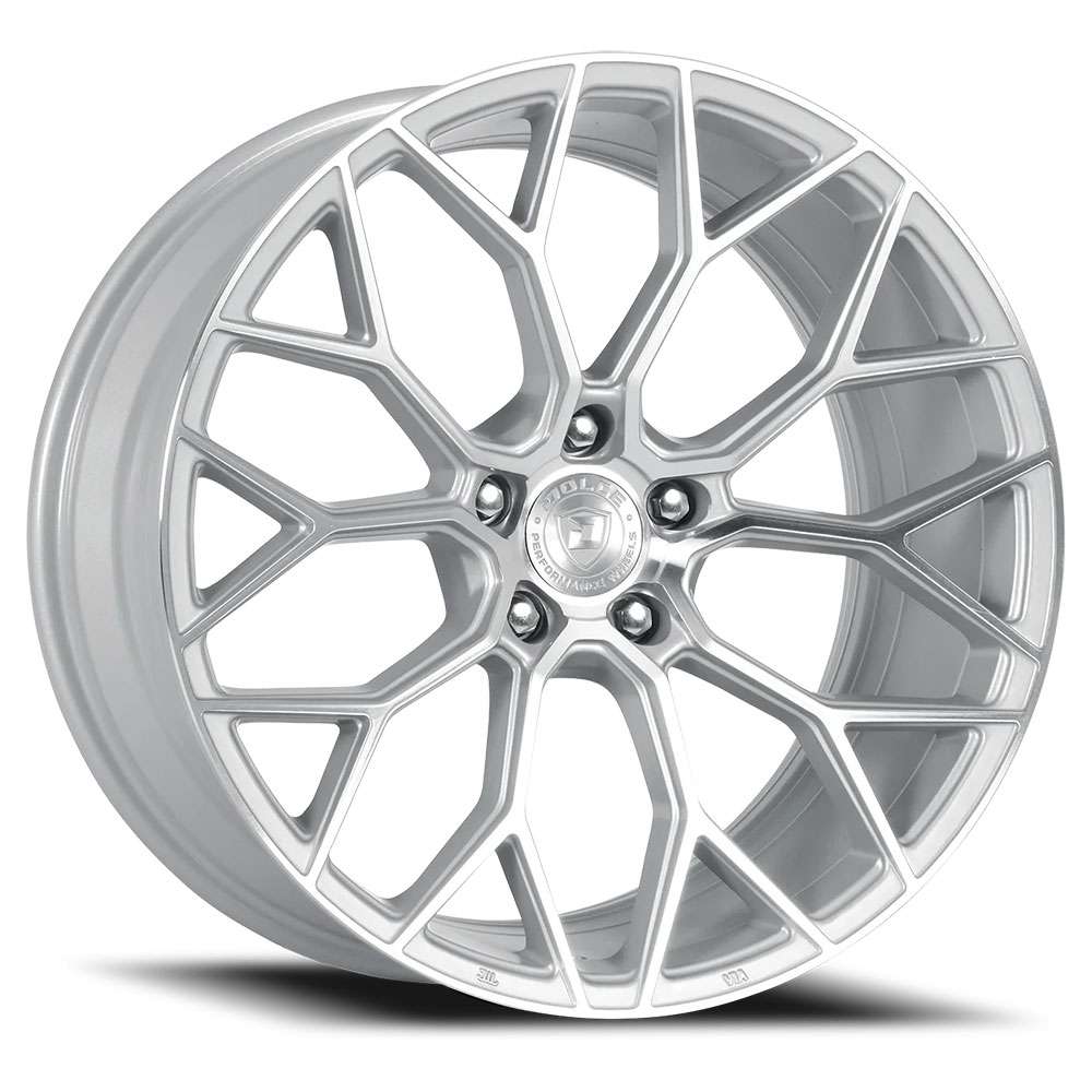 Dolce Pista 19x8.5 5x114.3 35 ET 73.1 CB Gloss Silver/Machined Face