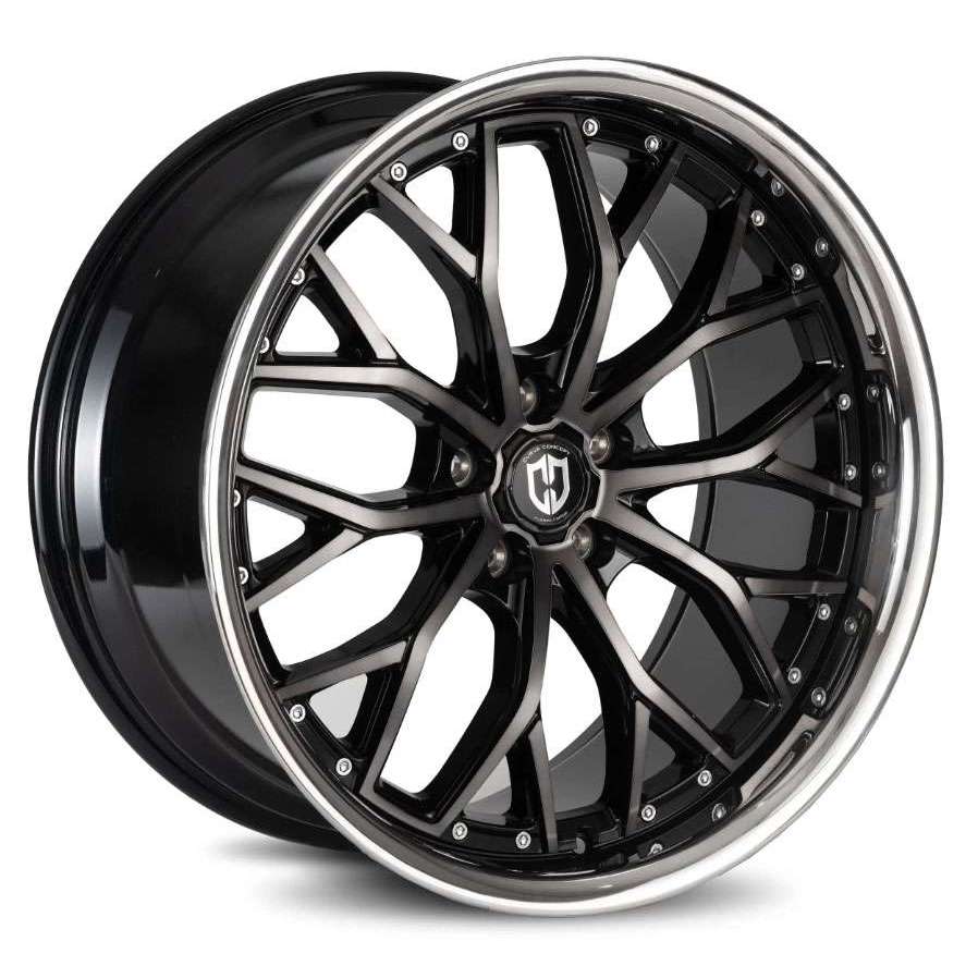 Curva CFF76 20x8.5 5x114.3 35 ET 73.1 CB Black Machined Tint