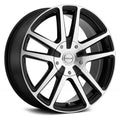 Raceline 145M Encore 15x7 5x100/5x114.3 40 ET 72.56 CB Black with Machined Face
