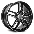 OE Creations 160 20x10 5x120.65 79 ET 70.3 CB Gloss Black/Machined Face