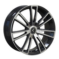 Kraze KR183 Spectra 22x8.5 5x114.3/5x120 38 ET 74.1 CB Gloss Black Machined