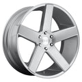 Dub Baller (S218) 22x9.5 6x135 30 ET 87.1 CB Gloss Silver Brushed