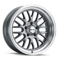 Ridler 607 20x10 5x120.65 0 ET 83.8 CB Gray W/Machined Lip