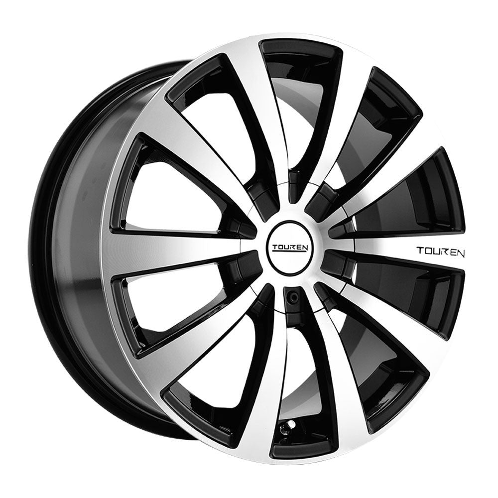Touren TR3 3130 15x7 5x112/5x115 40 ET 72.56 CB Black/Machined Face/Machined Lip