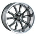 Ridler 650 17x7 5x114.3 0 ET 83.8 CB Gray w/Polished Lip