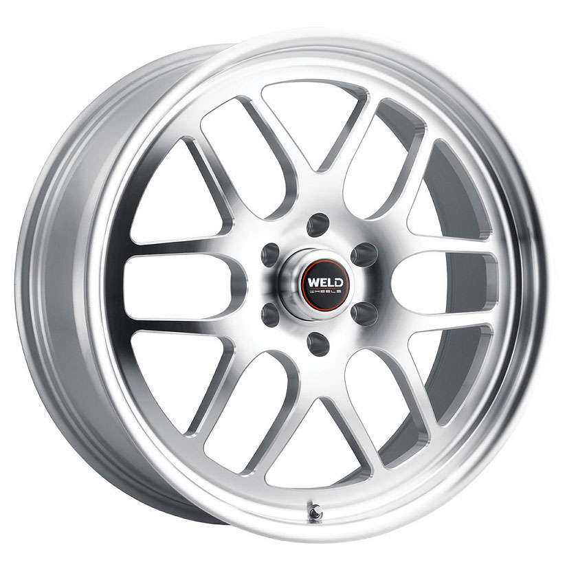 Weld Solana S111 18x9.5 5x114.3 25 ET 70.5 CB Silver Machined