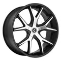 Kraze KR146 Spltz 26x10 5x115/5x120 18 ET 74.1 CB Black Machined