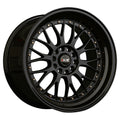 XXR 521 17x7 5x100/5x114.3 38 ET 73.1 CB Black / Gold Rivets