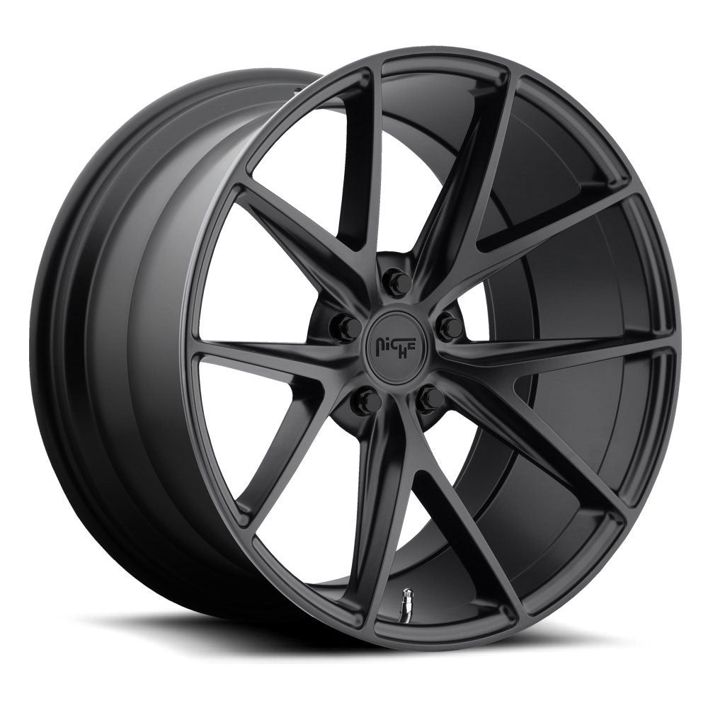 Niche Misano M117 17x8 5x114.3 40 ET 72.56 CB Matte Black