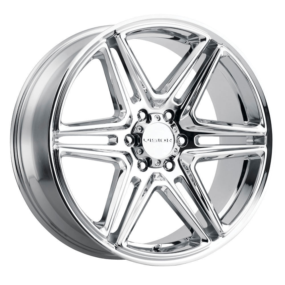 Vision 476 Wedge 24x9.5 6x135 30 ET 87.1 CB Chrome