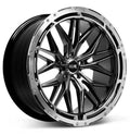 XXR 585 20x8.5 5x114.3 35 ET 73.1 CB Black/Machined Ring