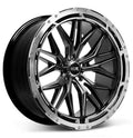 XXR 585 20x8.5 5x114.3 35 ET 73.1 CB Chromium Black/Machined Ring