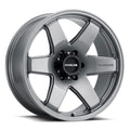 Raceline 942GS Addict 17x9 5x114.3 0 ET 78.1 CB Satin Graystone