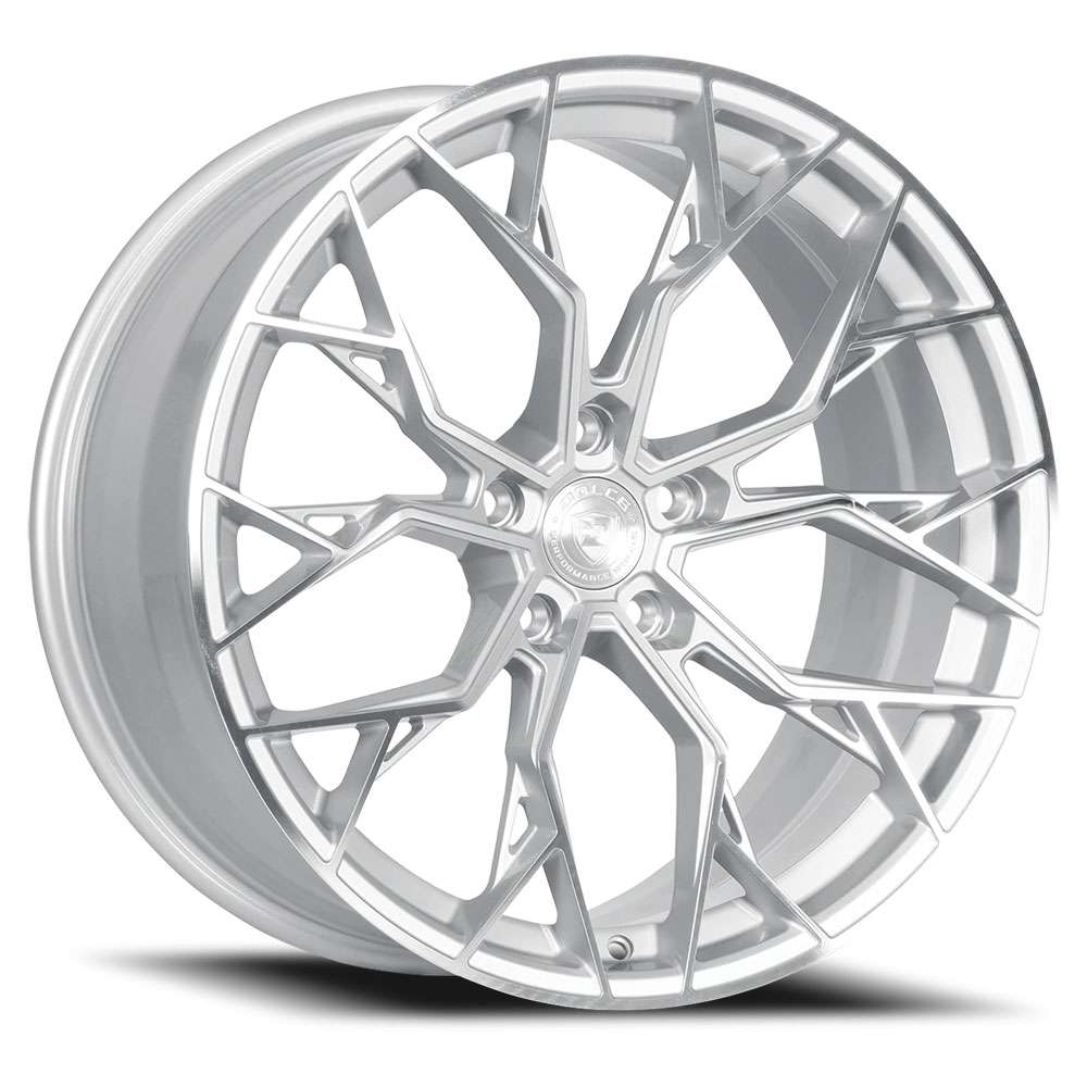 Dolce Aria 20x10 5x112 40 ET 66.56 CB Gloss Silver/Machined Face