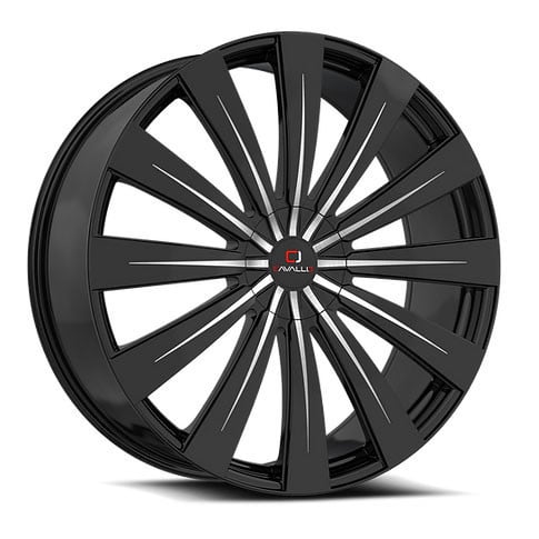 Cavallo CLV-49 20x8.5 5x114.3/5x120 35 ET 74.1 CB Gloss Black Machined