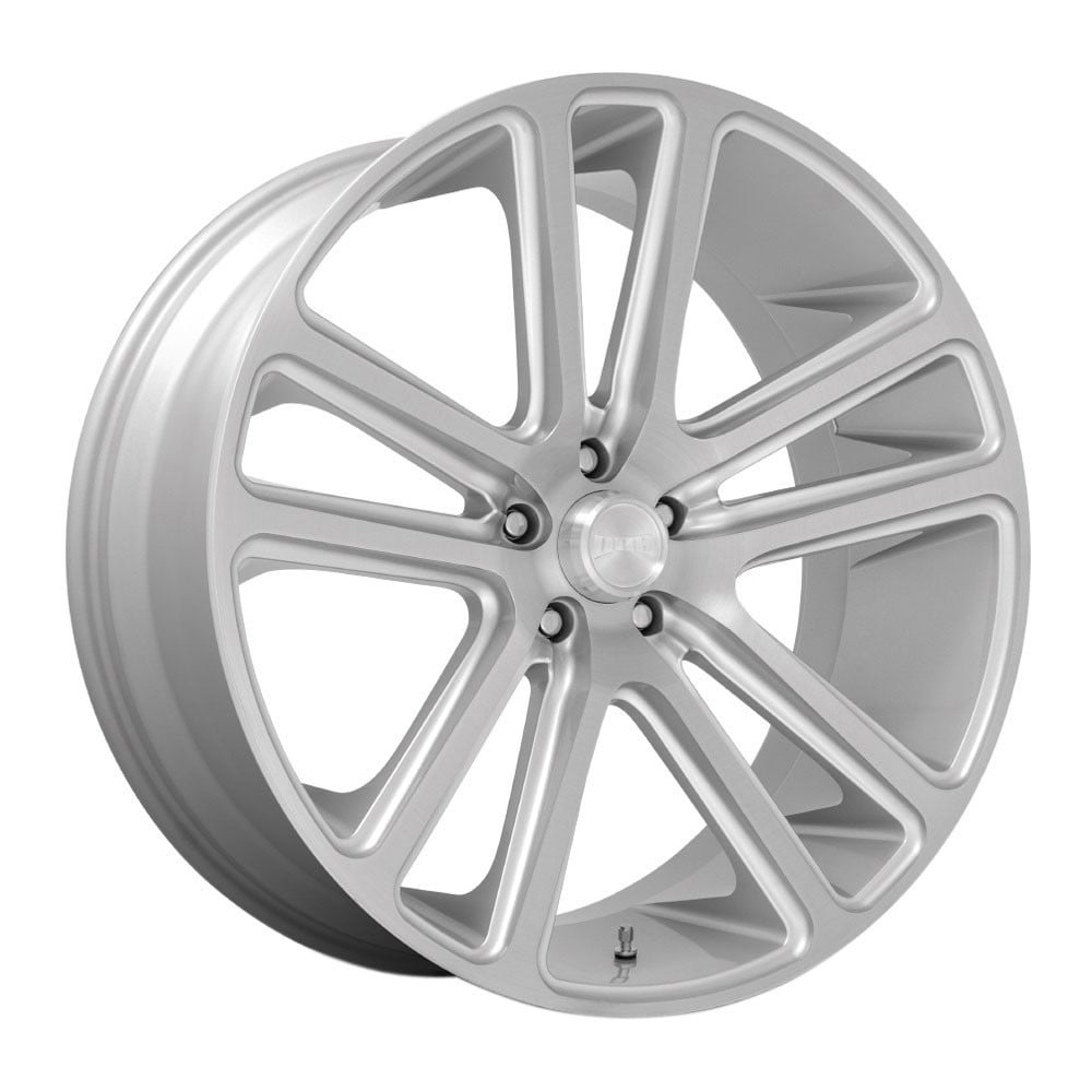 Dub Flex (S257) 24x10 6x135 30 ET 87.1 CB Silver with Brushed Face