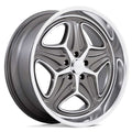Foose Merlot F172 22x9 5x120.65 15 ET 72.56 CB Anthracite MACHINED