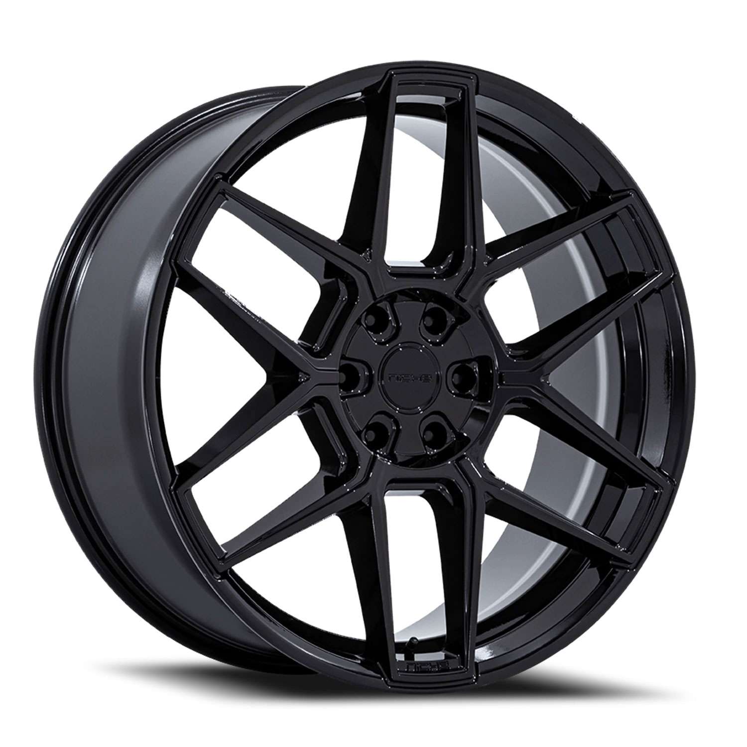 Niche Rise 20x10.5 5x112 38 ET 66.56 CB Gloss Black