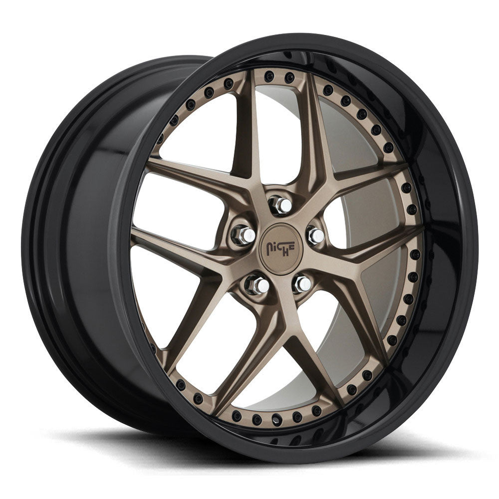 Niche Vice M227 20x10.5 5x112 40 ET 66.5 CB Matte Bronze / Black