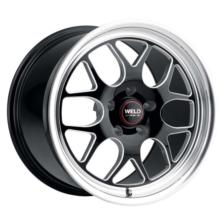 Weld Solana S110 17x9 5x120.65 45 ET 70.3 CB Black Milled