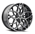 Kraze KR184 Ricochet 22x8.5 5x115/5x120 38 ET 74.1 CB Black Machined