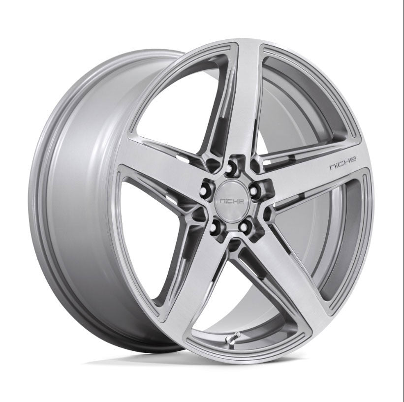 Niche M270 Teramo 20x9.5 5x112 32 ET 66.6 CB Anthracite Brushed Face Tint Clear