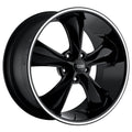 Foose Legend F104 17x7 5x120.65 1 ET 72.56 CB Black Milled