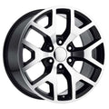 Rev OE Replica 586 20x9 6x139.7 27 ET 78.1 CB Black Machined