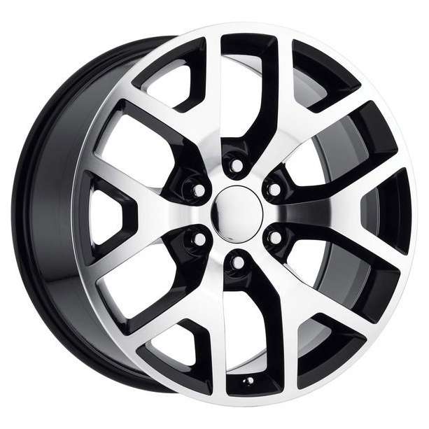 Rev OE Replica 586 20x9 6x139.7 27 ET 78.1 CB Black Machined