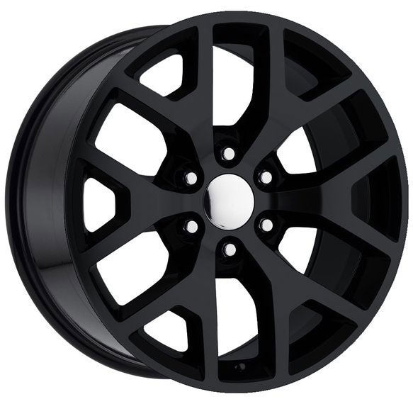 Rev OE Replica 586 22x9 6x139.7 32 ET 78.1 CB Gloss Black