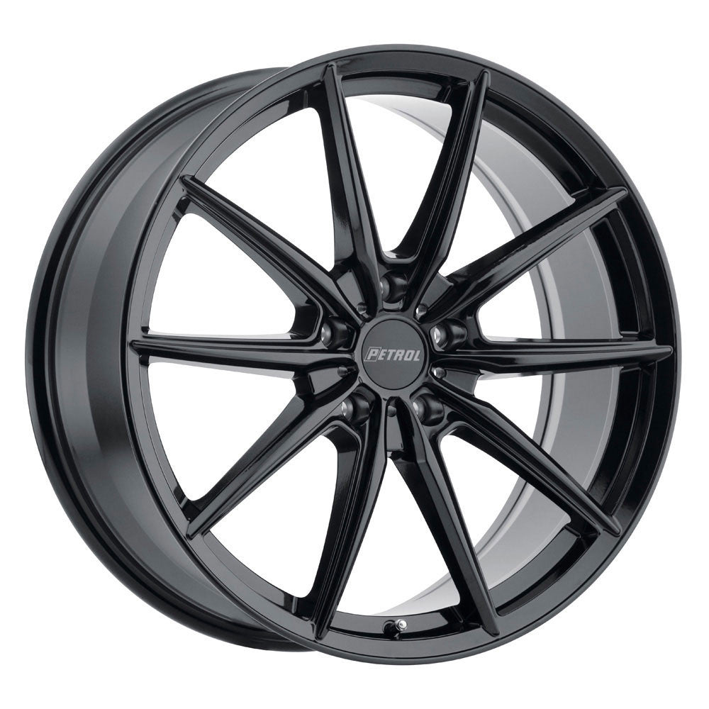Petrol P4B 17x8 5x114.3 40 ET 76.1 CB Gloss Black