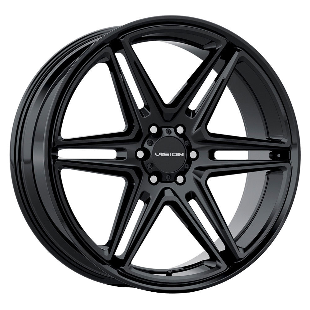 Vision 476 Wedge 20x9 6x135 30 ET 87.1 CB Gloss Black