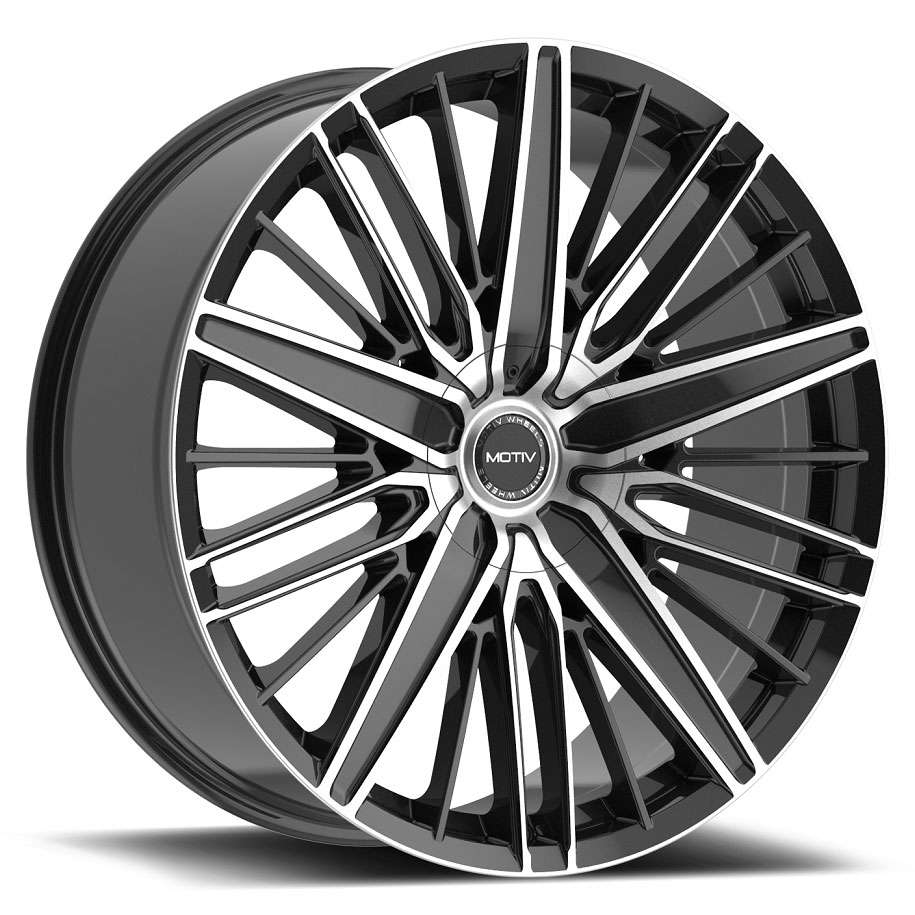 Motiv 443MB Valor 22x9 6x135/6x139.7 25 ET 106.2 CB Machined Black