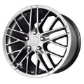 Performance Replicas PR121 18x9.5 5x120.65 56 ET 70.7 CB Hyper Silver Dark
