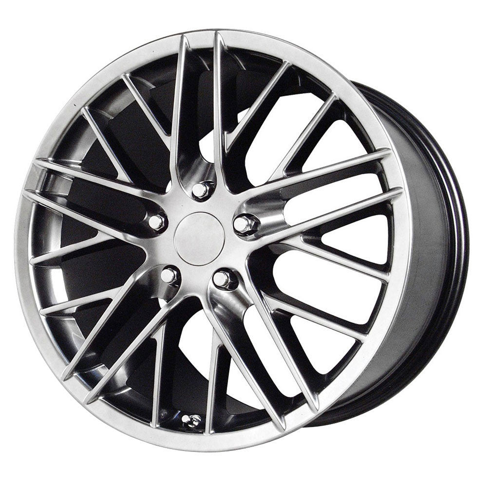 Performance Replicas PR121 18x9.5 5x120.65 56 ET 70.7 CB Hyper Silver Dark