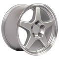OE Replica Wheels CV01 17x11 5x120.65 50 ET 70.7 CB Silver with Machined Lip