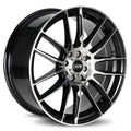 Diablo Dynamic Racing D22 17x7.5 4x100/5x114.3 38 ET 73.1 CB Black Machined