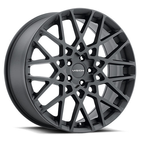 Vision 474 Recoil 17x8 5x114.3 38 ET 73.1 CB Satin Black