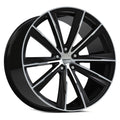 Vision 471 Splinter 20x9 5x114.3 38 ET 73.1 CB Gloss Black Machined Face