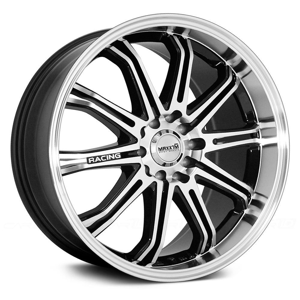 Maxxim Ferris 15x6.5 5x114.3 38 ET 73.1 CB Gloss Black w/Machine Face